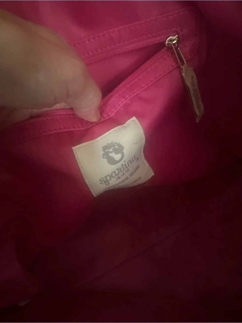 Preppy pink Spartina 449 Wilson Seabreeze tote bag